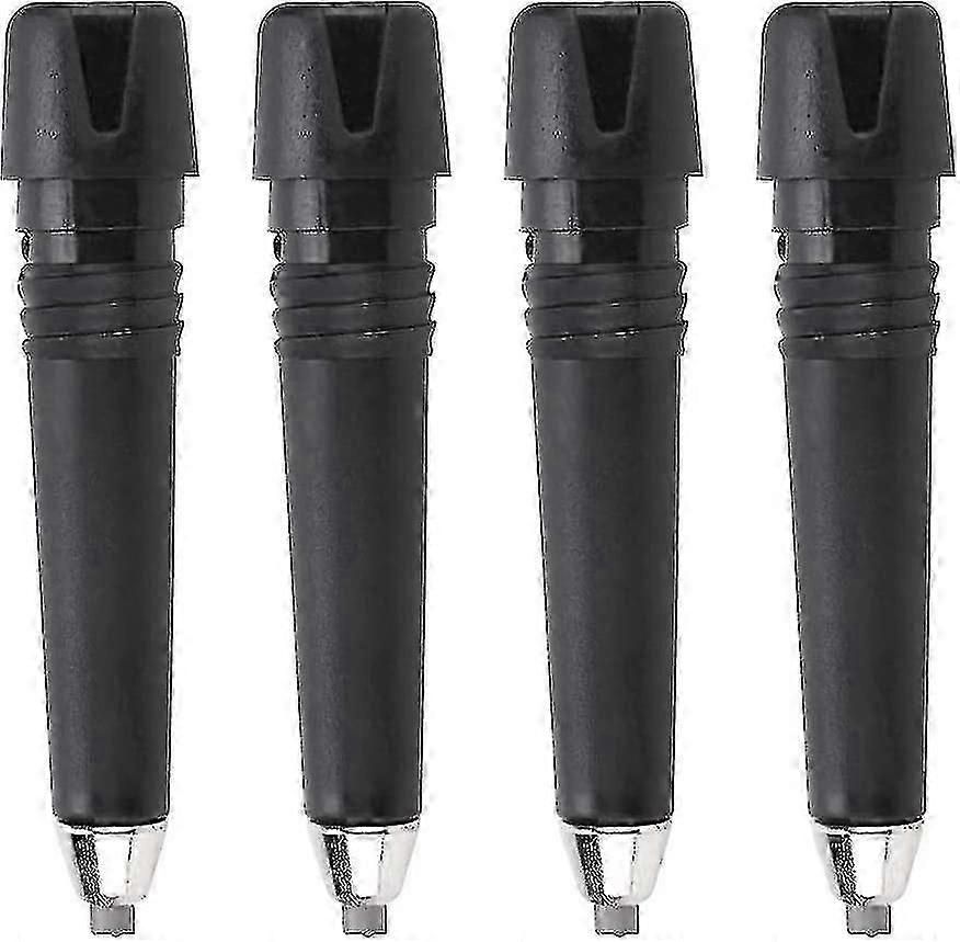 4 Pieces Alpenstock Hiking Stick Tip Trekking Cane Tip Hiking Pole Accessories For Hiking