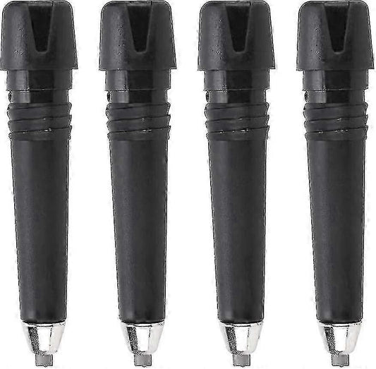 4 Pieces Alpenstock Hiking Stick Tip Trekking Cane Tip Hiking Pole Accessories For Hiking