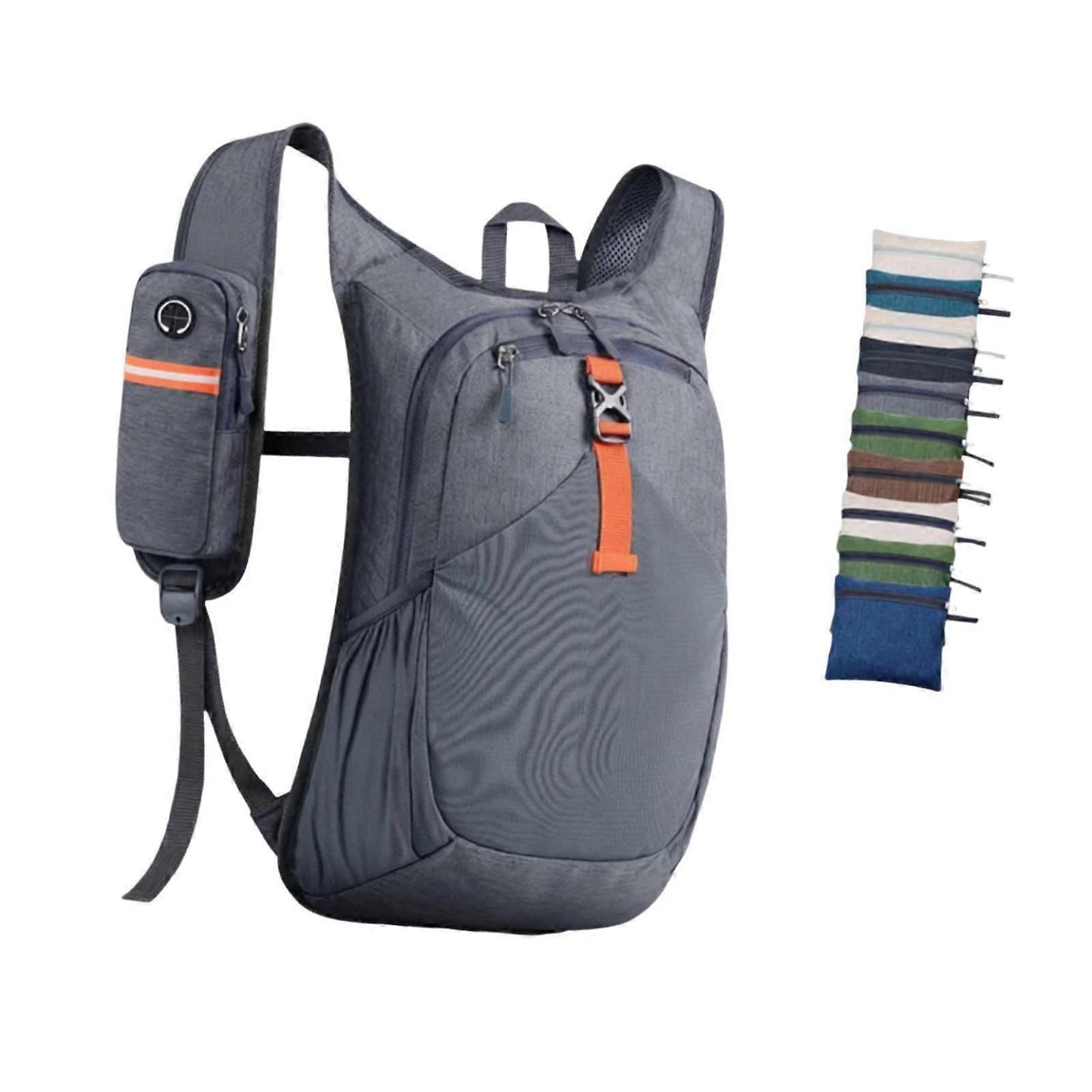 Hiking Backpack, Travel Backpack, with Adjustable Shoulder Strap, Hiking Daypack - Gray