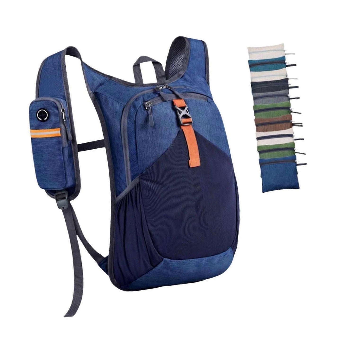 Hiking Backpack, Travel Backpack, with Adjustable Shoulder Strap, Hiking Daypack - Blue