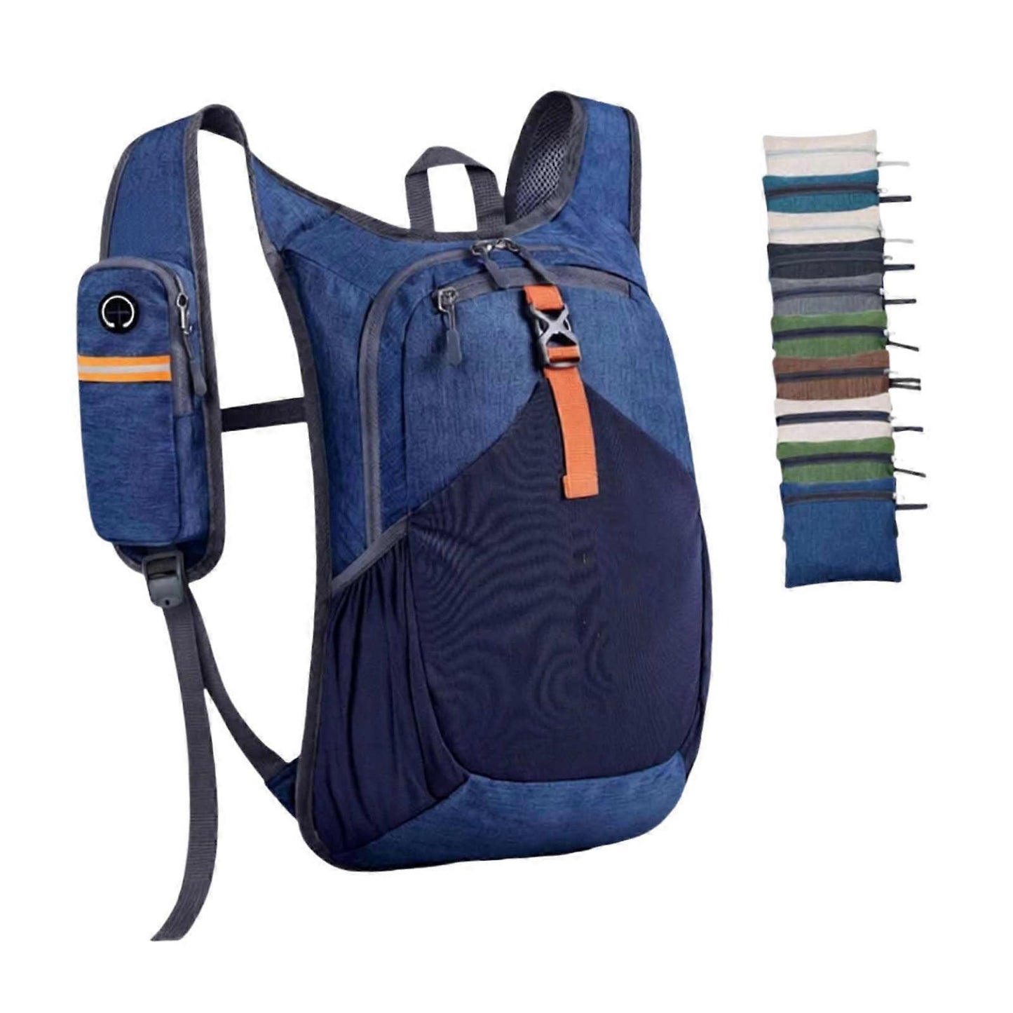 Hiking Backpack, Travel Backpack, with Adjustable Shoulder Strap, Hiking Daypack - Blue