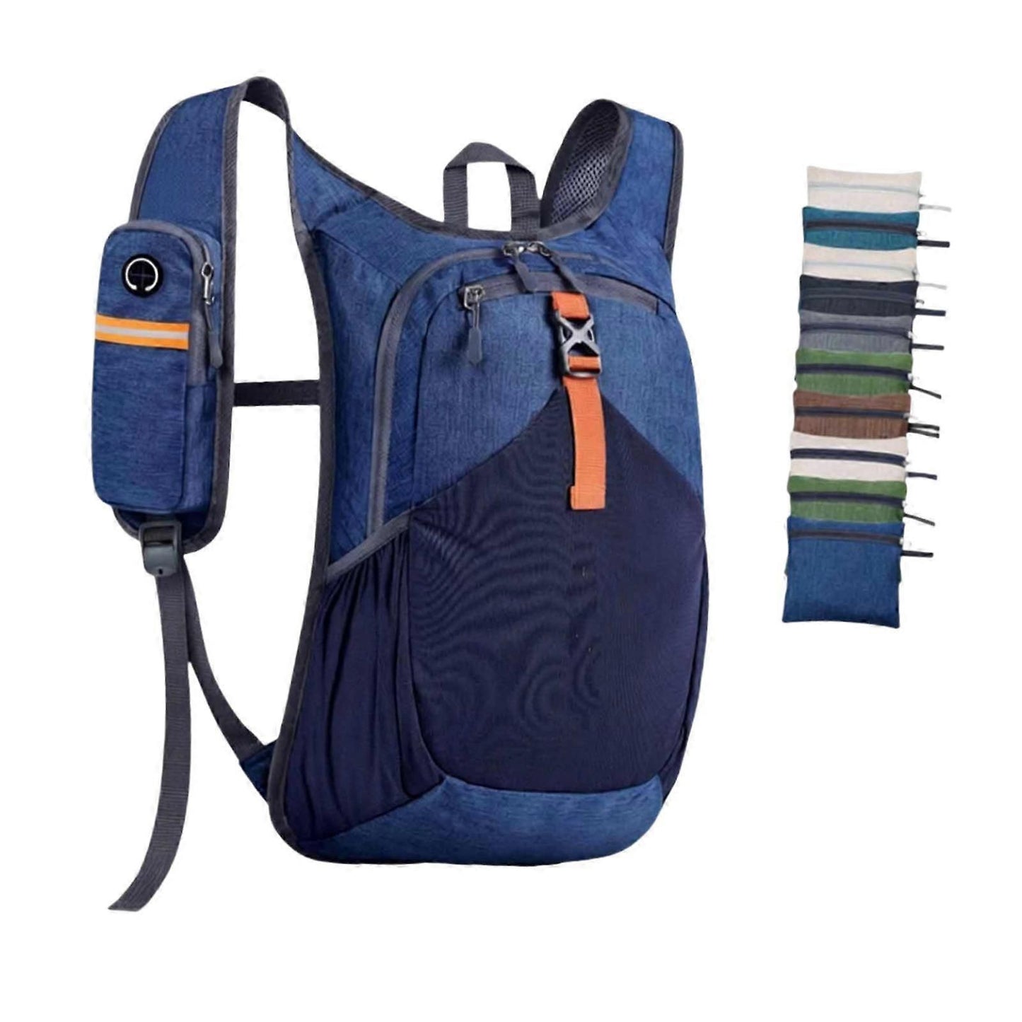 Hiking Backpack, Travel Backpack, with Adjustable Shoulder Strap, Hiking Daypack - Blue
