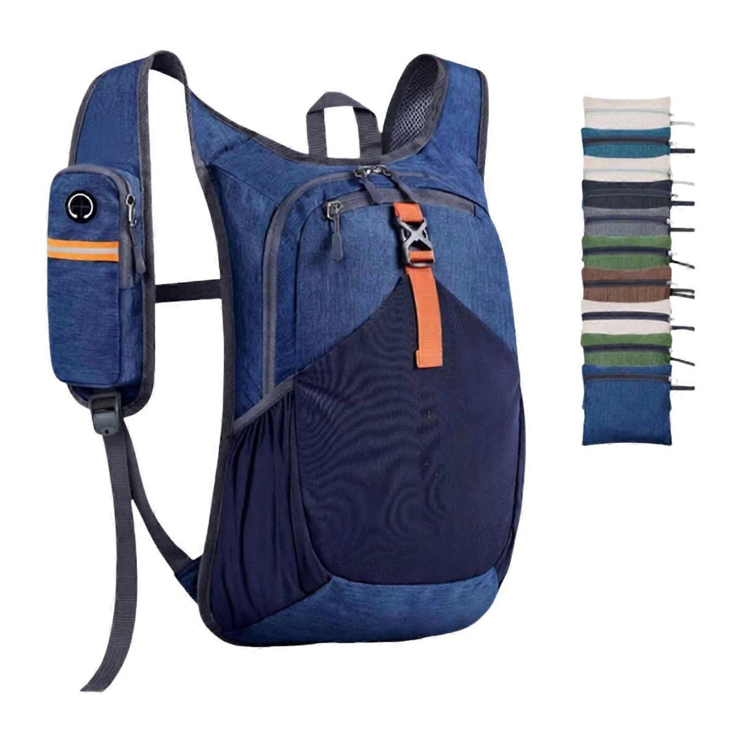 Hiking Backpack, Travel Backpack, with Adjustable Shoulder Strap, Hiking Daypack - Blue