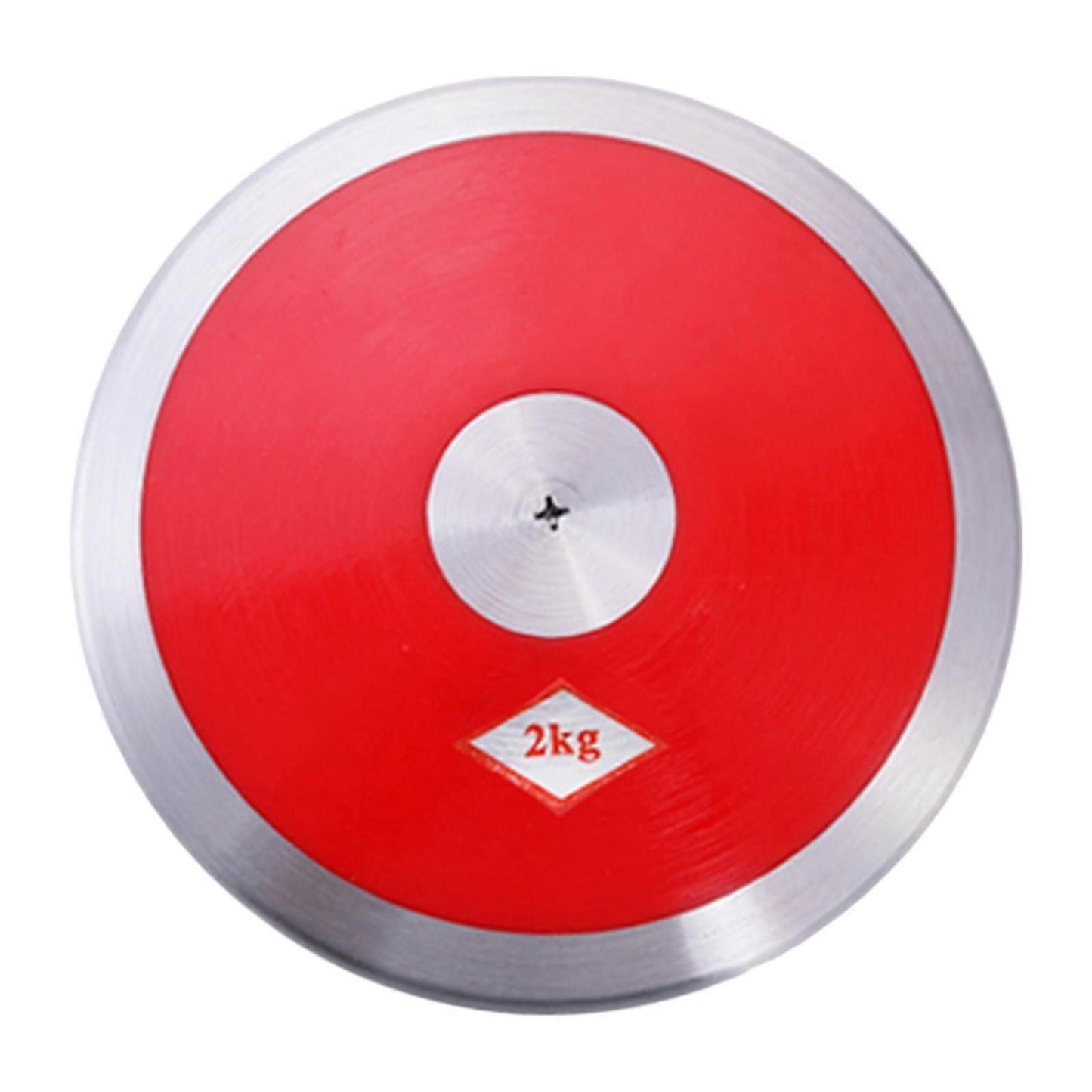 2kg Nylon Track and Field Equipment for Beginners, Throwing Sports Training - Red