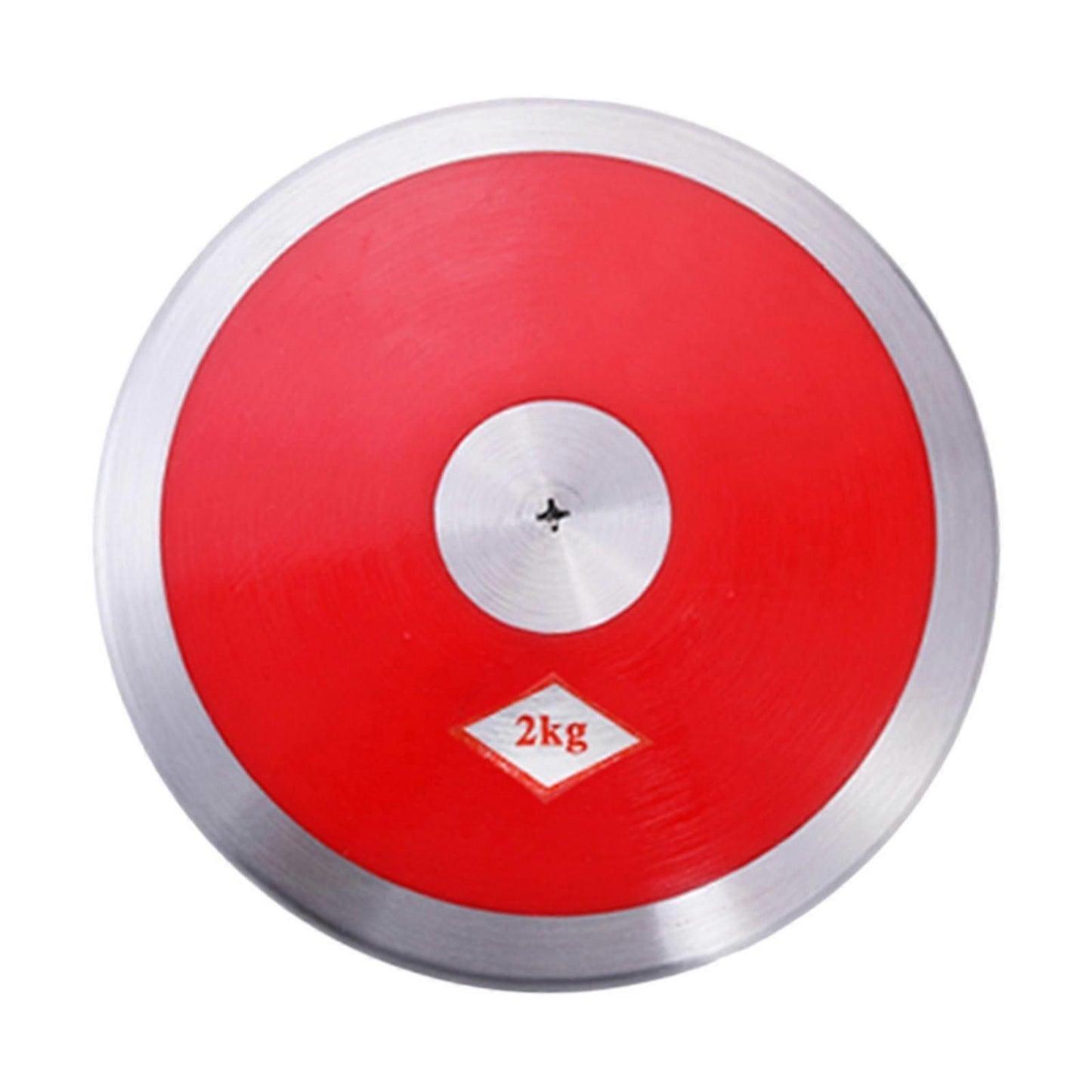 2kg Nylon Track and Field Equipment for Beginners, Throwing Sports Training - Red