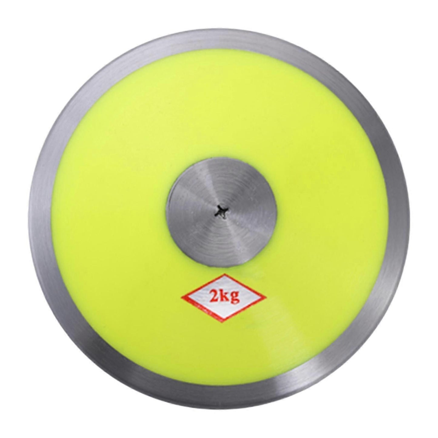 2kg Nylon Track and Field Equipment for Beginners, Throwing Sports Training - Yellow