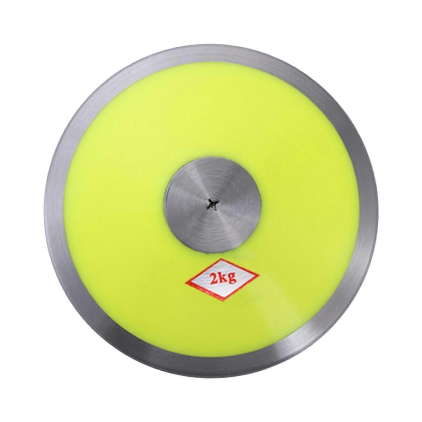 2kg Nylon Track and Field Equipment for Beginners, Throwing Sports Training - Yellow