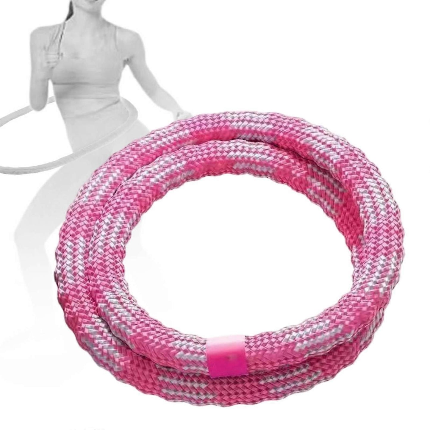 Weighted Exercise Hoop, Hoop Training Quiet Workout Sports Equipment Portable - Pink