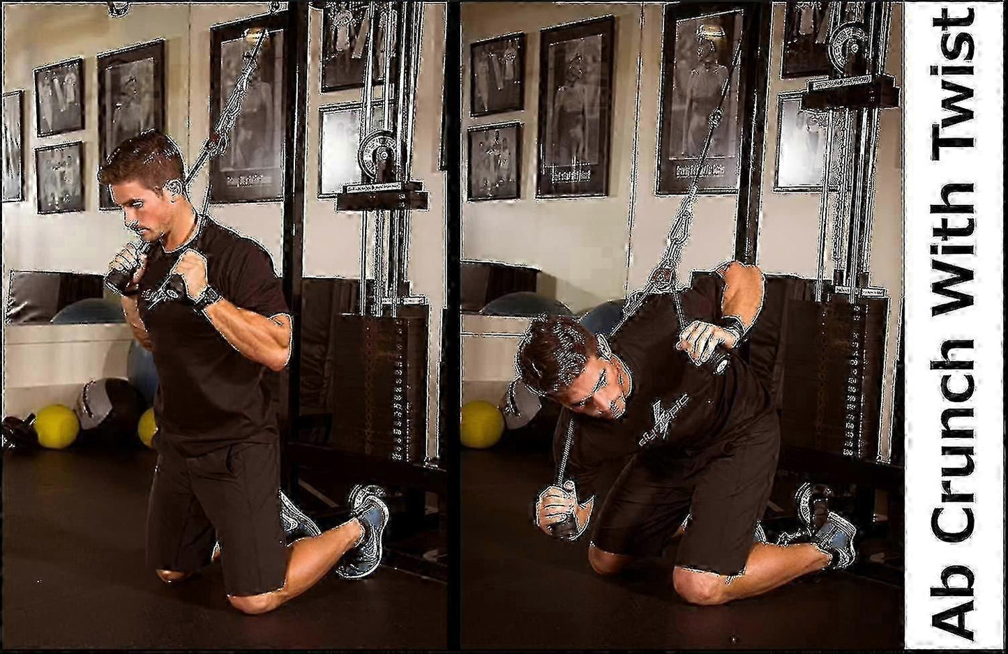 Tricep Rope for Cable Machine Strength Training, Spiral Design, Sports Equipment