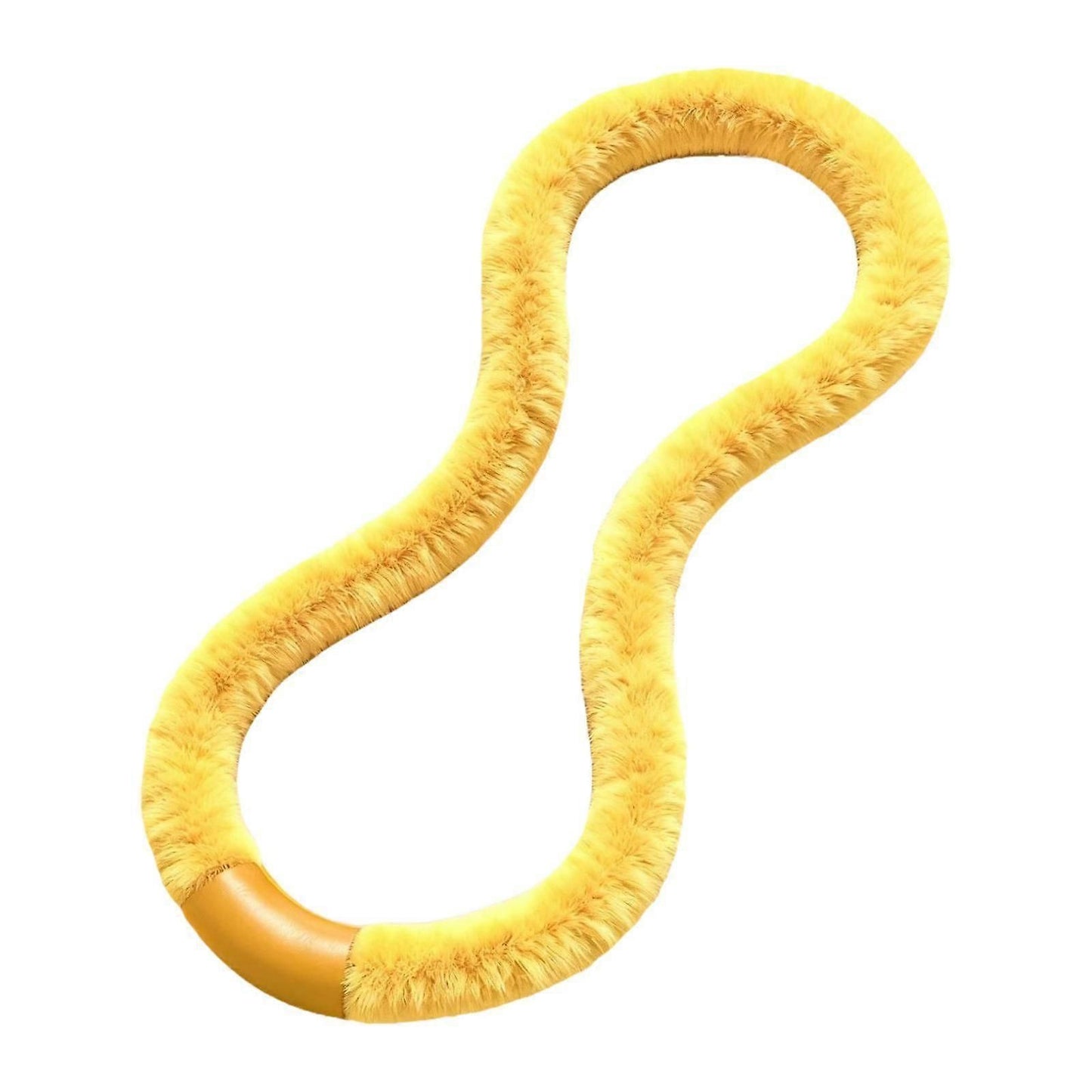 Fitness Hoop Hoop 1.5kg Training Workout Sports Equipment Abdomen for Office - Yellow