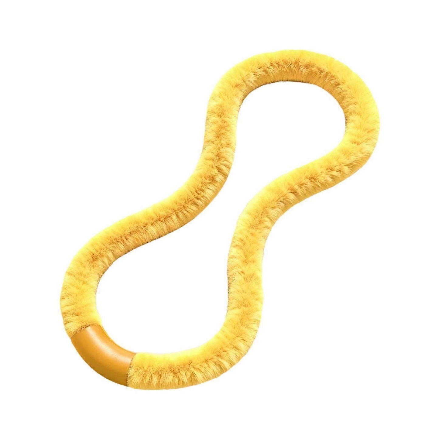 Fitness Hoop Hoop 1.5kg Training Workout Sports Equipment Abdomen for Office - Yellow