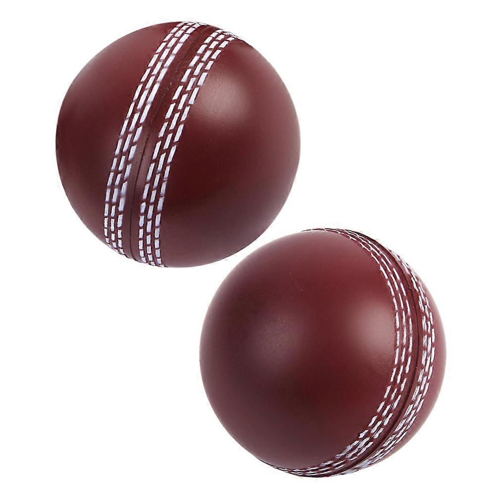 Indoor Silent Cricket Balls for Training 2Pcs Soft PU Foam Sports Equipment