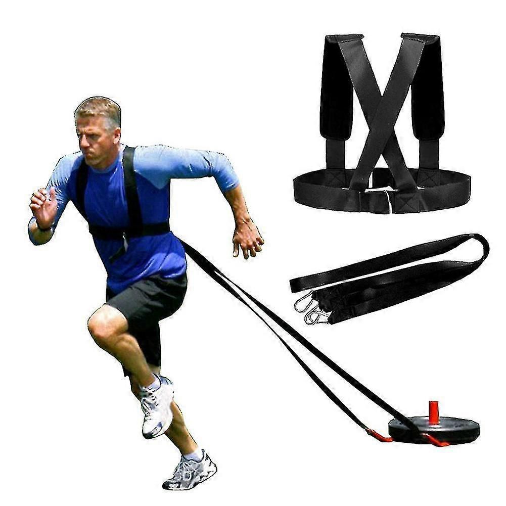 Fitness Equipment Shoulder Harness Gym Pull Sled Drag Speed Weight Training Workout Strap Sport Accessory