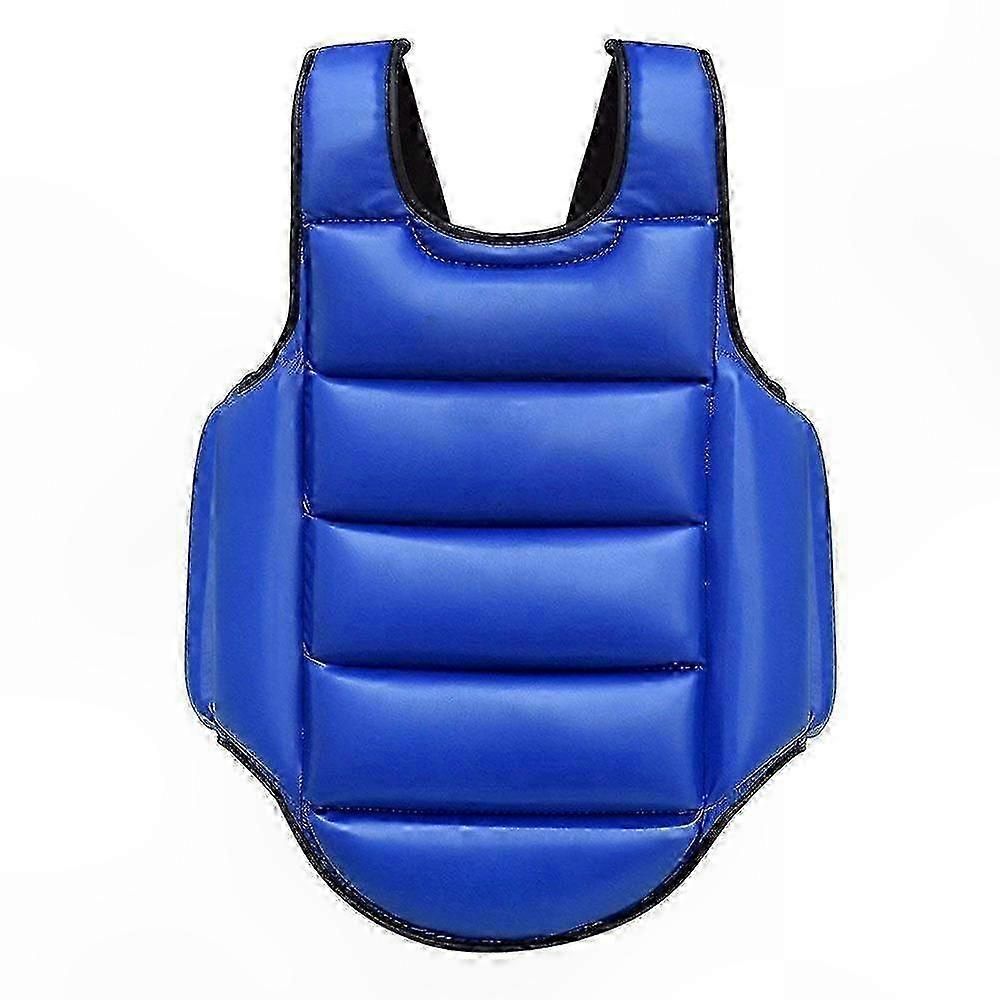Martial Arts Training Vest for Chest Protection in Boxing and Karate Body Protector Gear Soft Equipment for Combat Sports Practice - Black XS