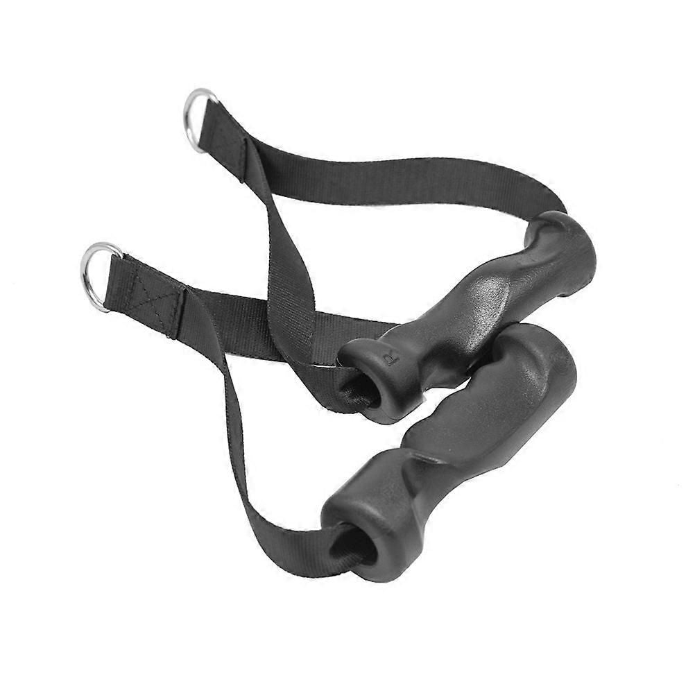 Fitness Equipment Tricep Training Tool For Home Exercise Black 15x8.5cm Muscle Training 1 Pair