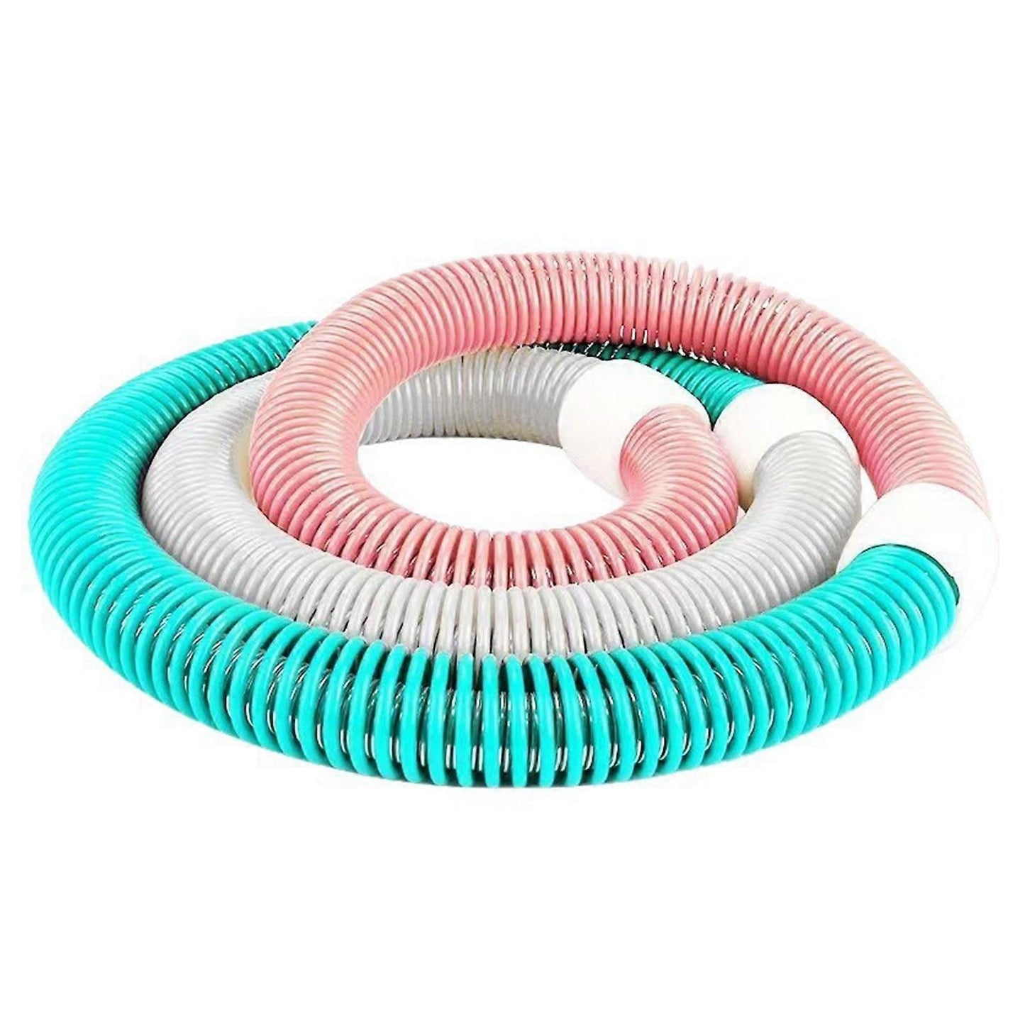Foldable Weighted PVC Hula Hoop for Kids, Low Impact Sports Training Home Gym Exercise Workout Equipment Violet Pink