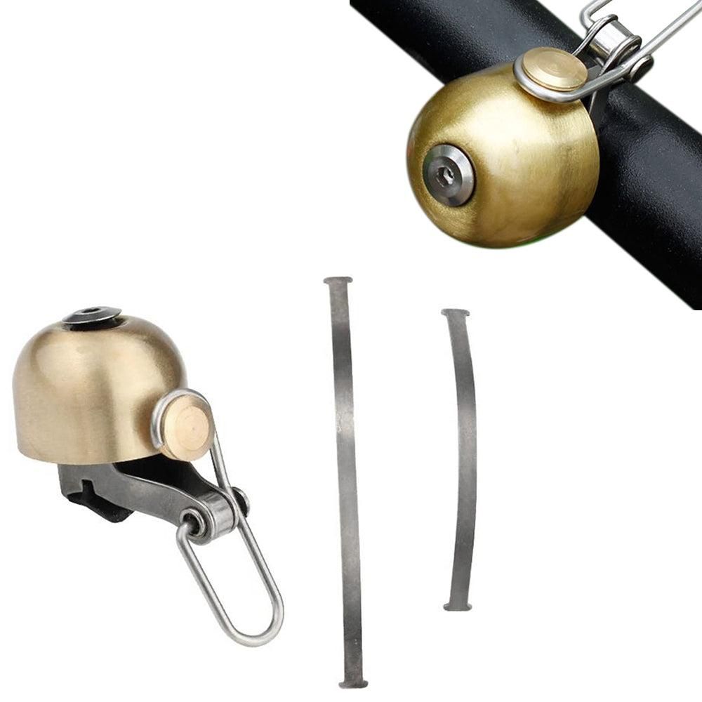 Retro Bike Bell Copper Crisp Cycling Bicycle Handlebar Bell Alarm Ring Black