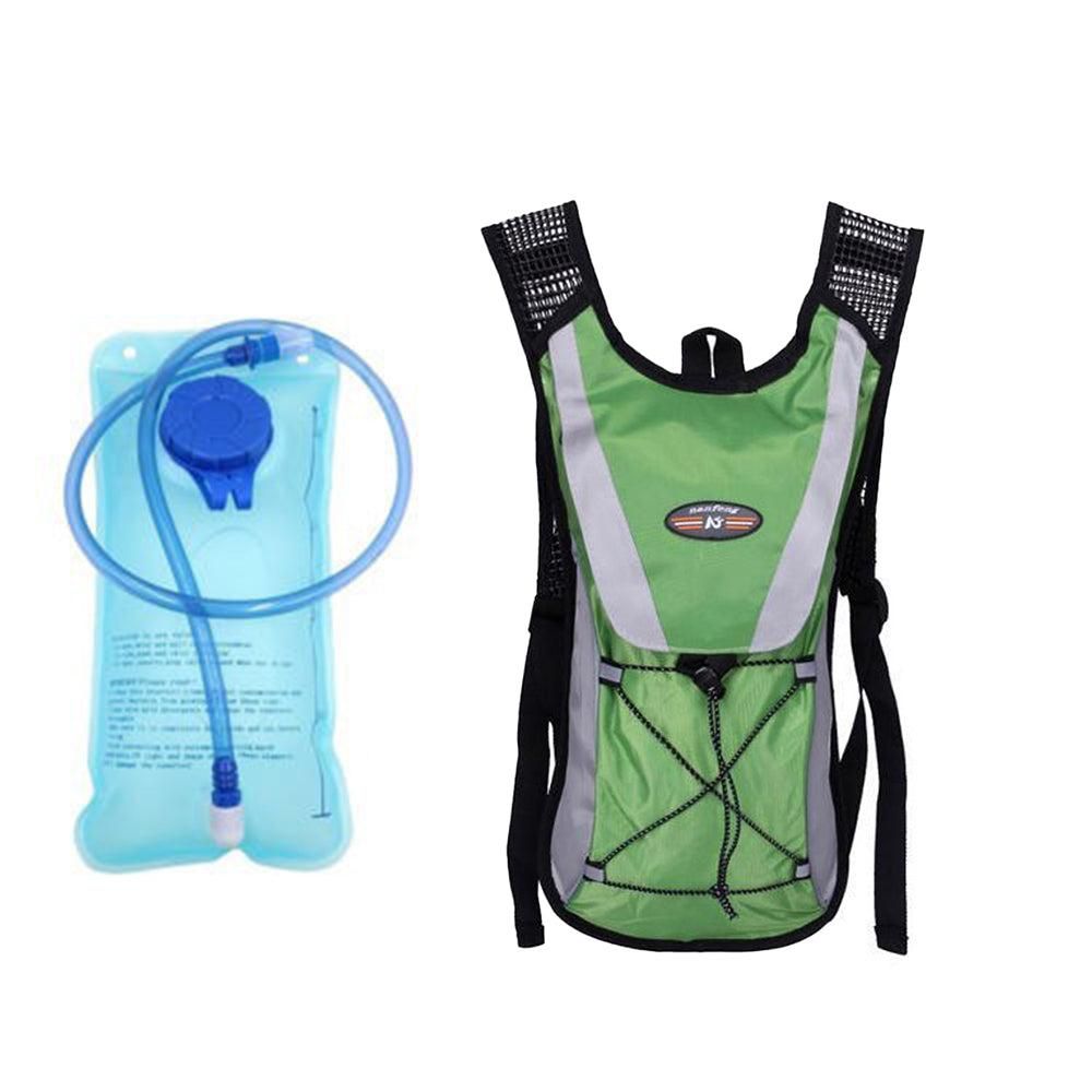 Hydration Backpack Pack with 2L Water Bladder Water Rucksack Backpack for Hiking Running Biking Orange