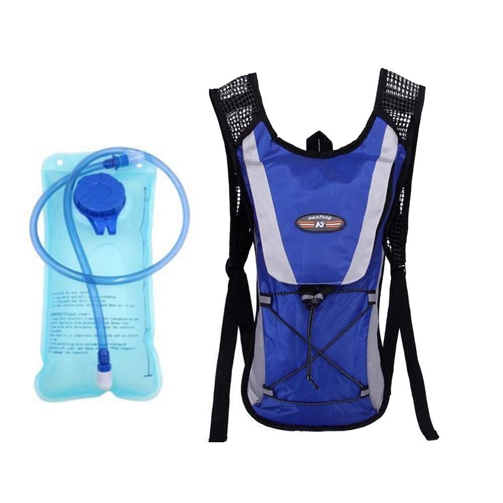 Hydration Backpack Pack with 2L Water Bladder Water Rucksack Backpack for Hiking Running Biking Red
