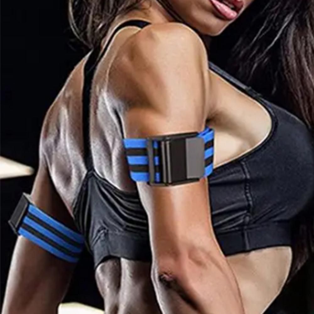 Bundle Booty Resistance Bands Blood Flow Restriction Straps for Glute and Hip Exercising Fitness Blue