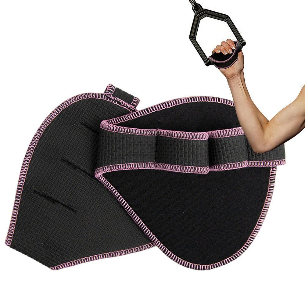 Four-Finger Gym Palm Grip Gloves Non-Slip Weight Lifting Gloves for Men & Women Pink