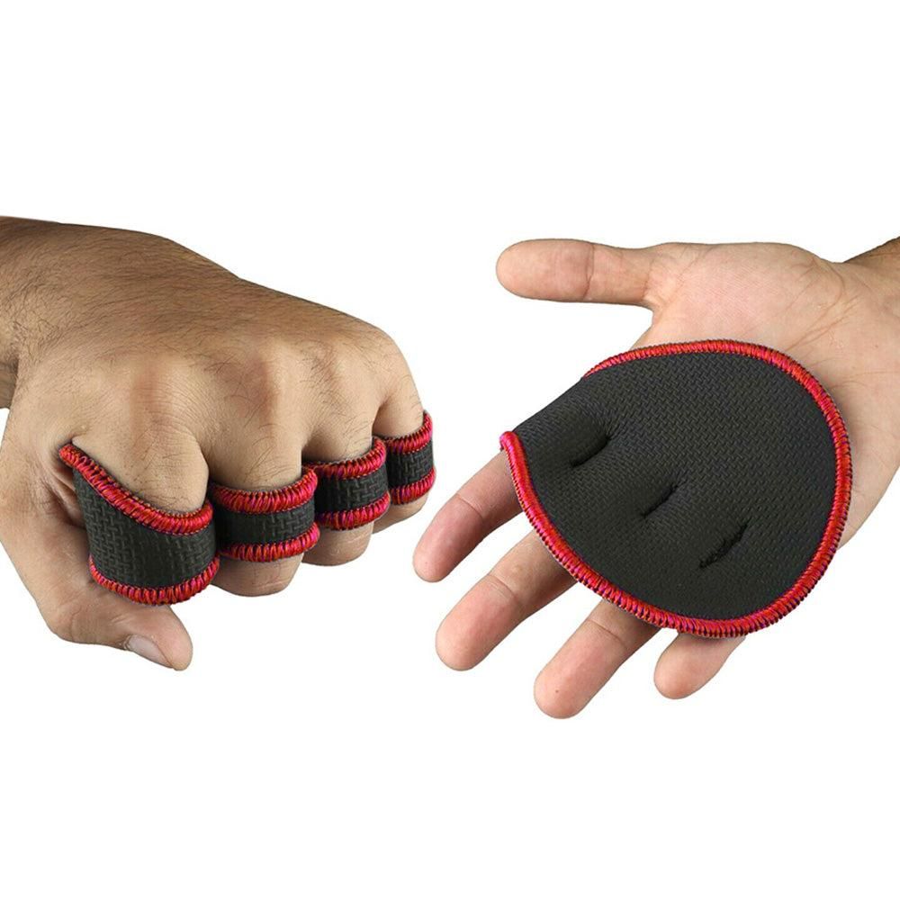 Four-Finger Gym Palm Grip Gloves Non-Slip Weight Lifting Gloves for Men & Women Pink