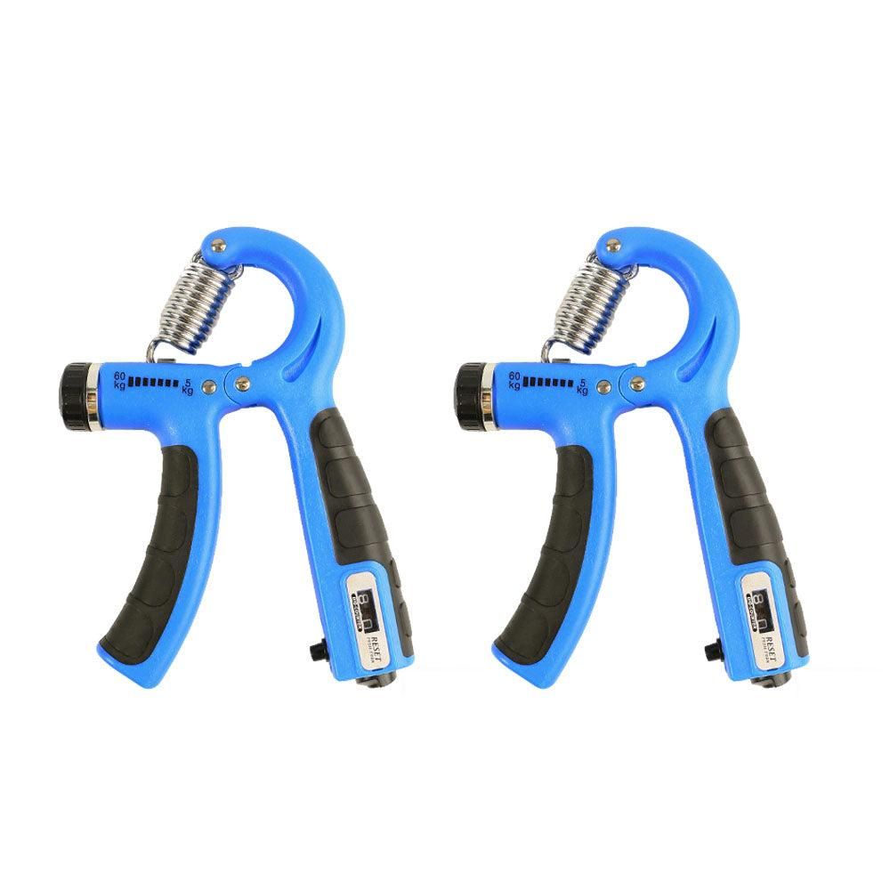 2PCS Adjustable Hand Grip Strengthener with Built-In Counter for Finger and Forearm Training Green