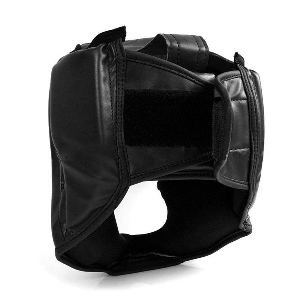 Kickboxing Head Gear for Adults/ MMA Training Spng Maal Arts Boxing Helmet - Black L
