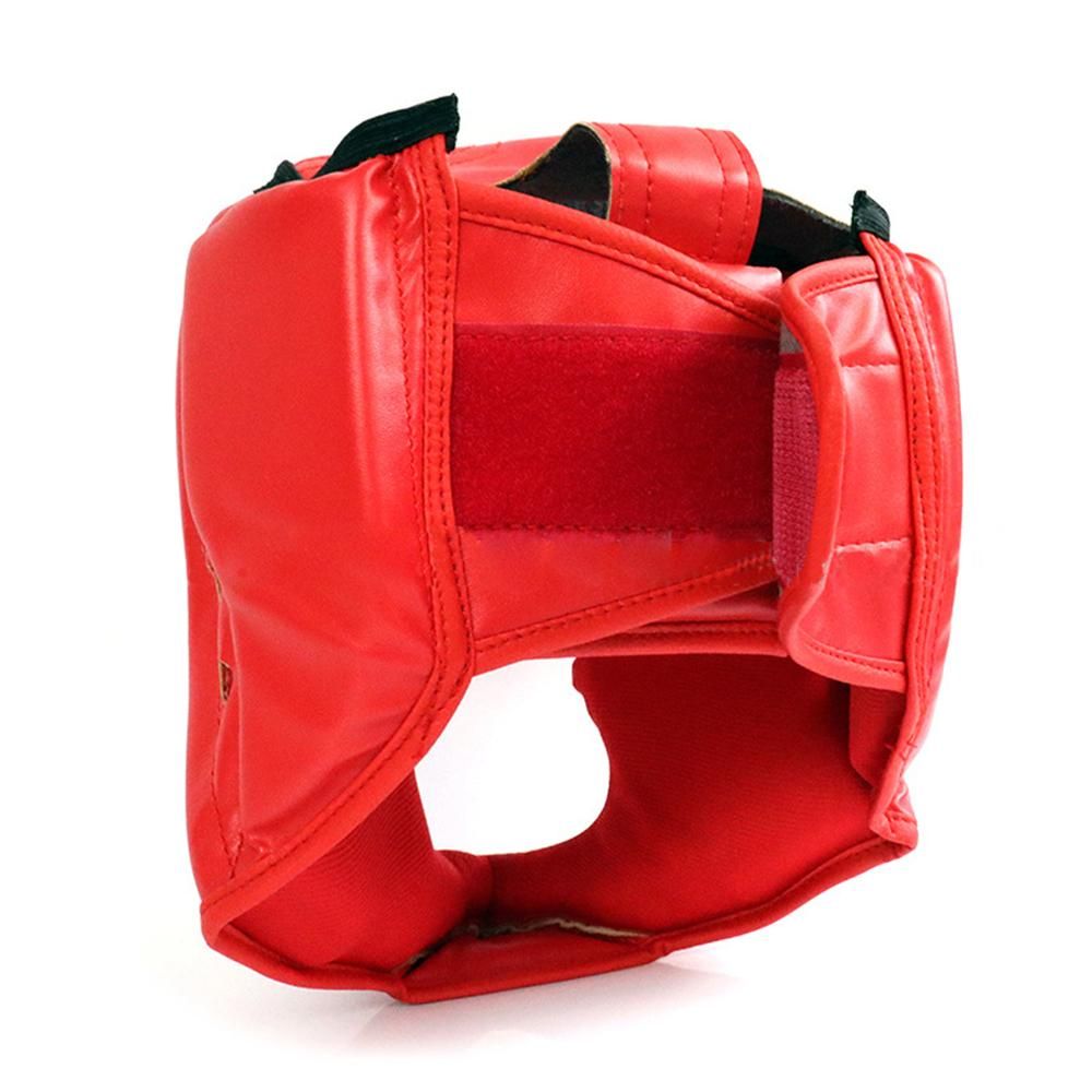 Kickboxing Head Gear for Adults/ MMA Training Spng Maal Arts Boxing Helmet - Red L