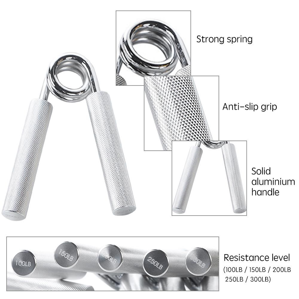 300LB Hand Grip No Slip Heavy-Duty Grip Strengthener Wrist & Forearm Hand Exerciser Developer Strengthener Home Gym Fitness