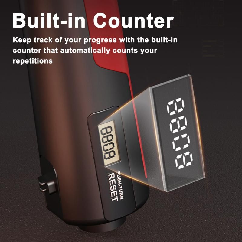 Adjustable electronic counting hand gripper hand strength training hand gripper 5-100KG adjustable gray red [mechanical counter]