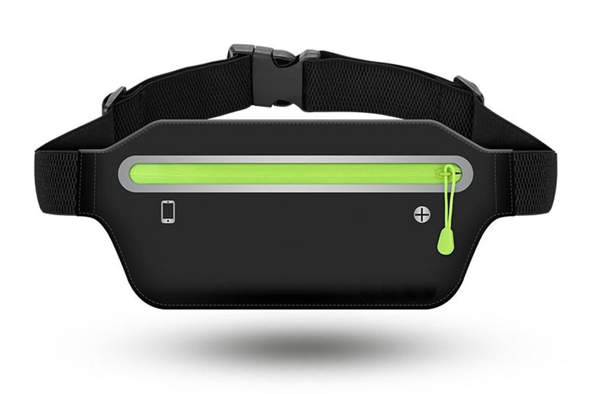 Fanny Belt Bag Waist Pack Crossbody Bags Bum Bag for Running Hiking Travel Workout Adjustable Strap -Black