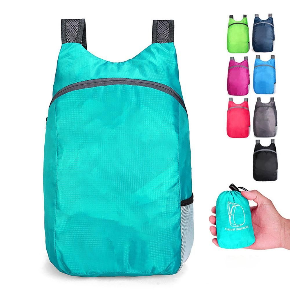 Ultralight Foldable Waterproof Backpack Camping Backpack Wear-resistant for Outdoor Activities Hiking Daypack, Packable Backpack for Travel -Red