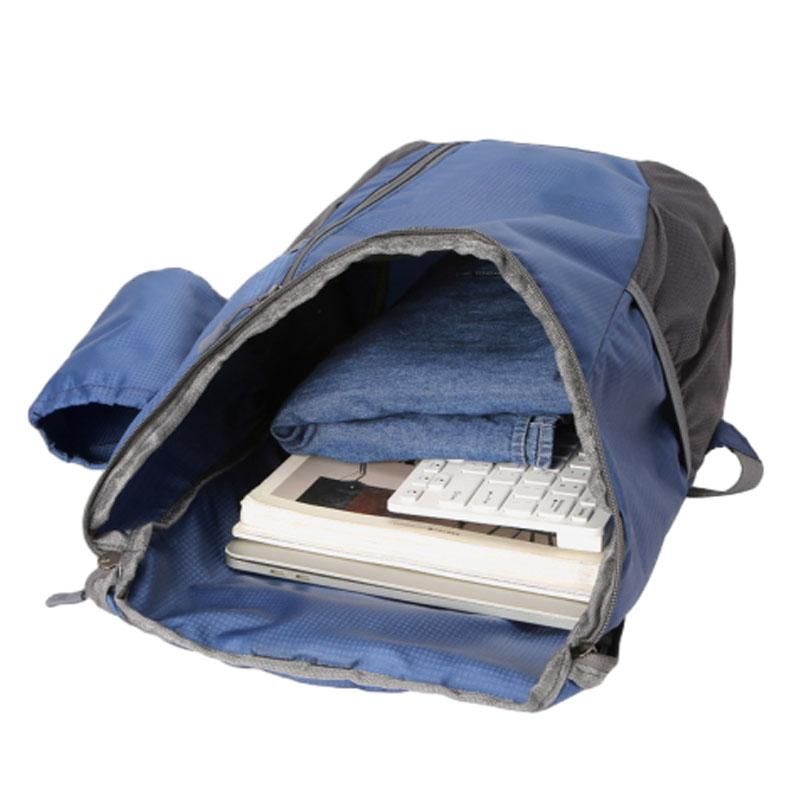 Sports Backpack Foldable Water Resistant Lightweight Bag for Camping Hiking Travel-Blue