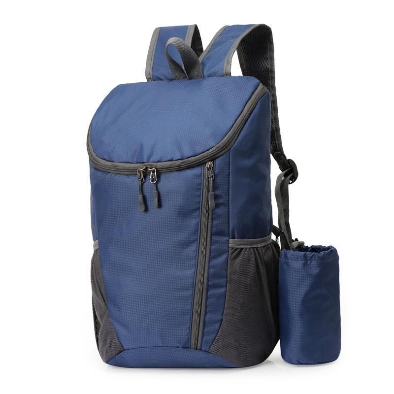 Sports Backpack Foldable Water Resistant Lightweight Bag for Camping Hiking Travel-Navy