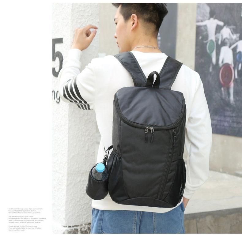 Sports Backpack Foldable Water Resistant Lightweight Bag for Camping Hiking Travel-Purple