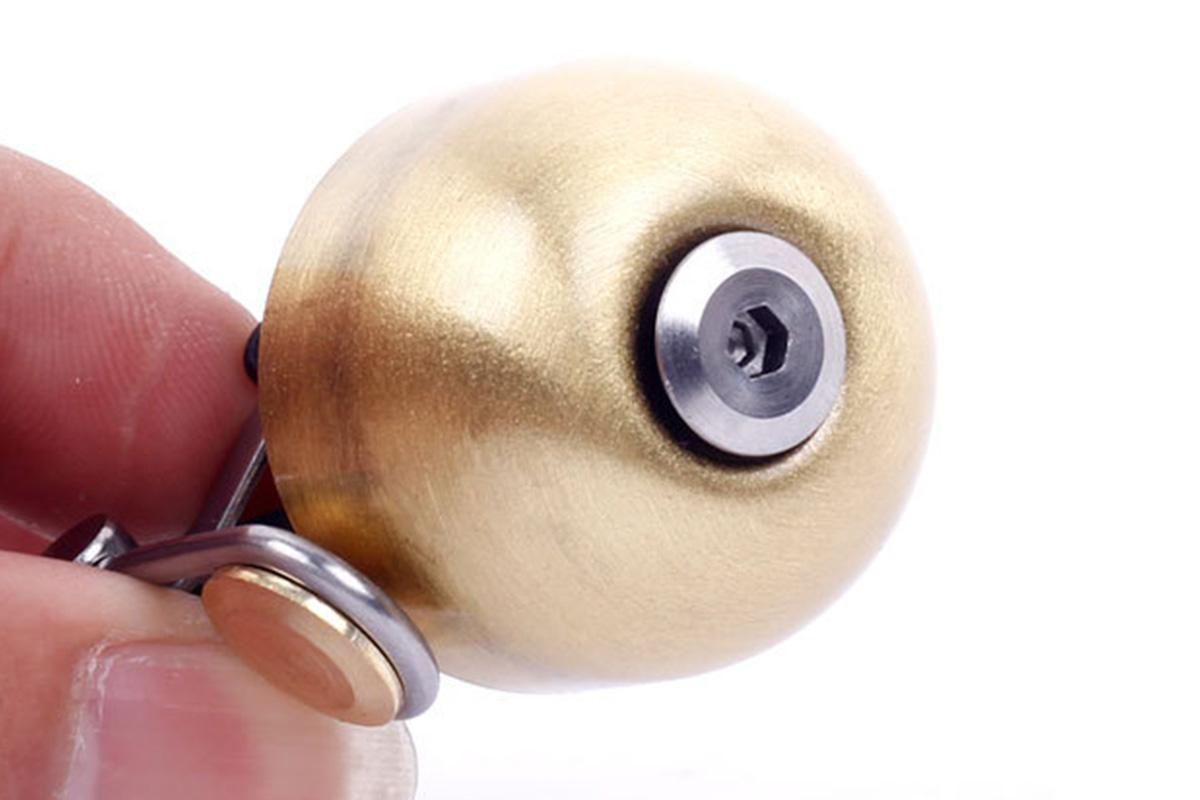 Bike Bell Classic Bicycle Bell Bike Ring Bell Loud Sound Bells for Road Mountain Bike Handlebars -Gold