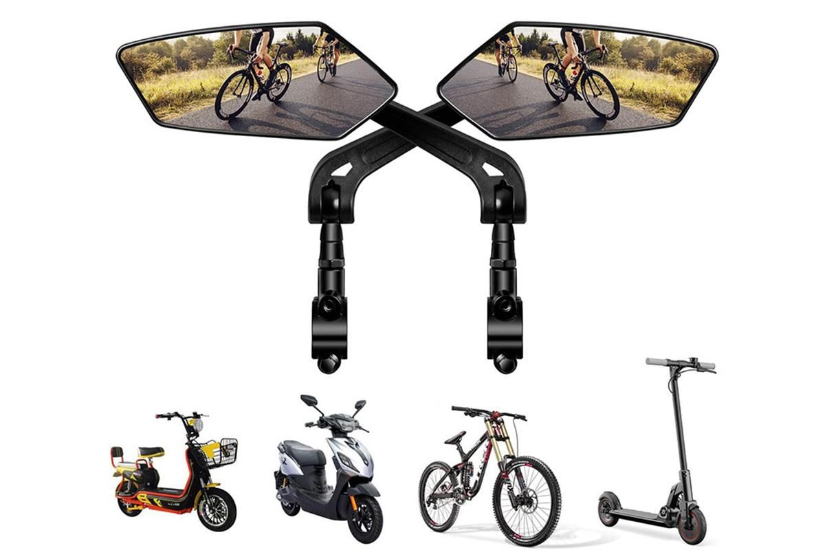 Mountain Bike Rearview Mirror Adjustable Rotatable Handlebar Bicycle Mirror