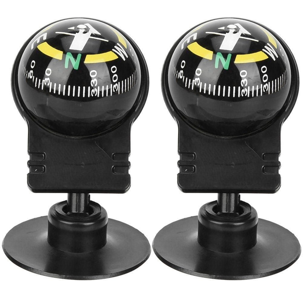 Outdoor compass car compass compass ball navigation tools 2PCS LC282 ABS