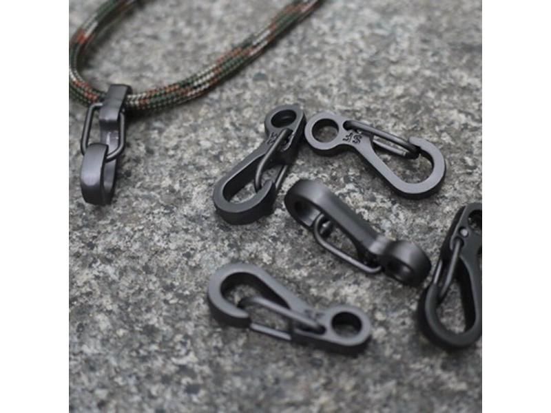 10Pcs Equipment Survival EDC Paracord Carabiner Snap Mini SF Spring Clip