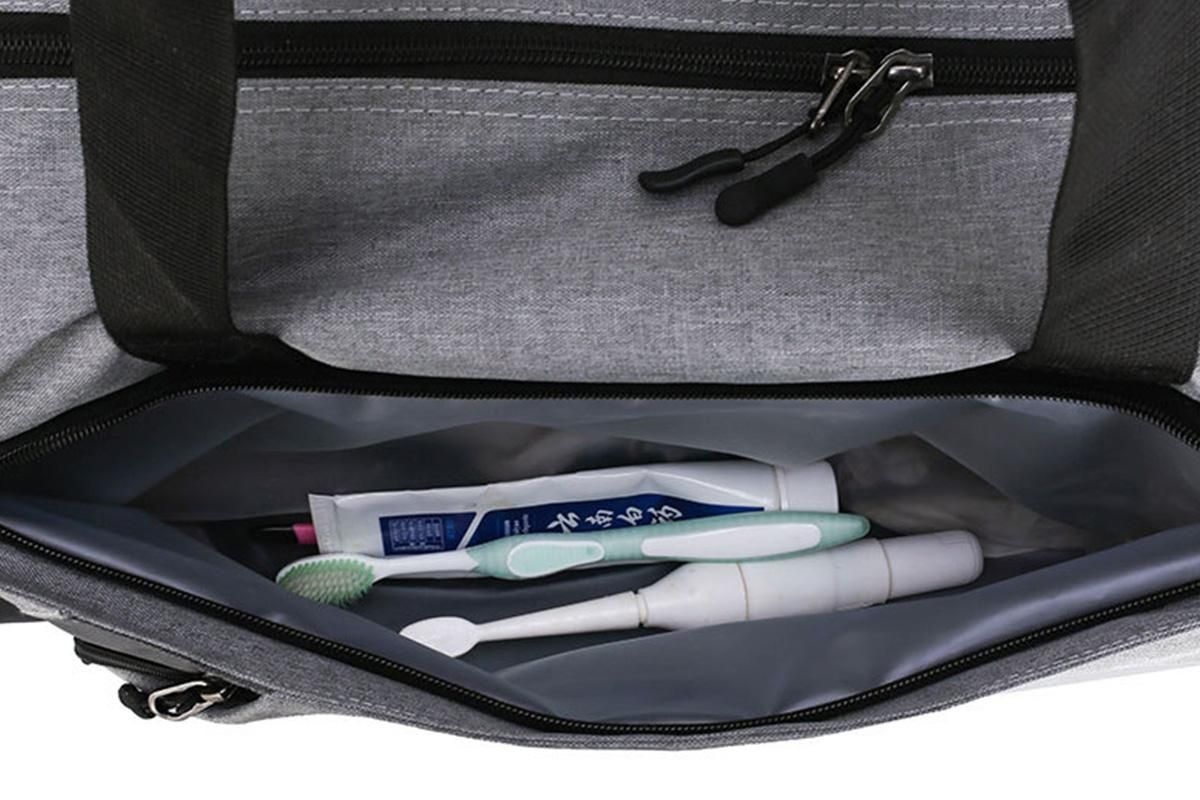 Gym Duffel Bag Travel Bag Water-Resistant Fitness Shoes Compartment Bag