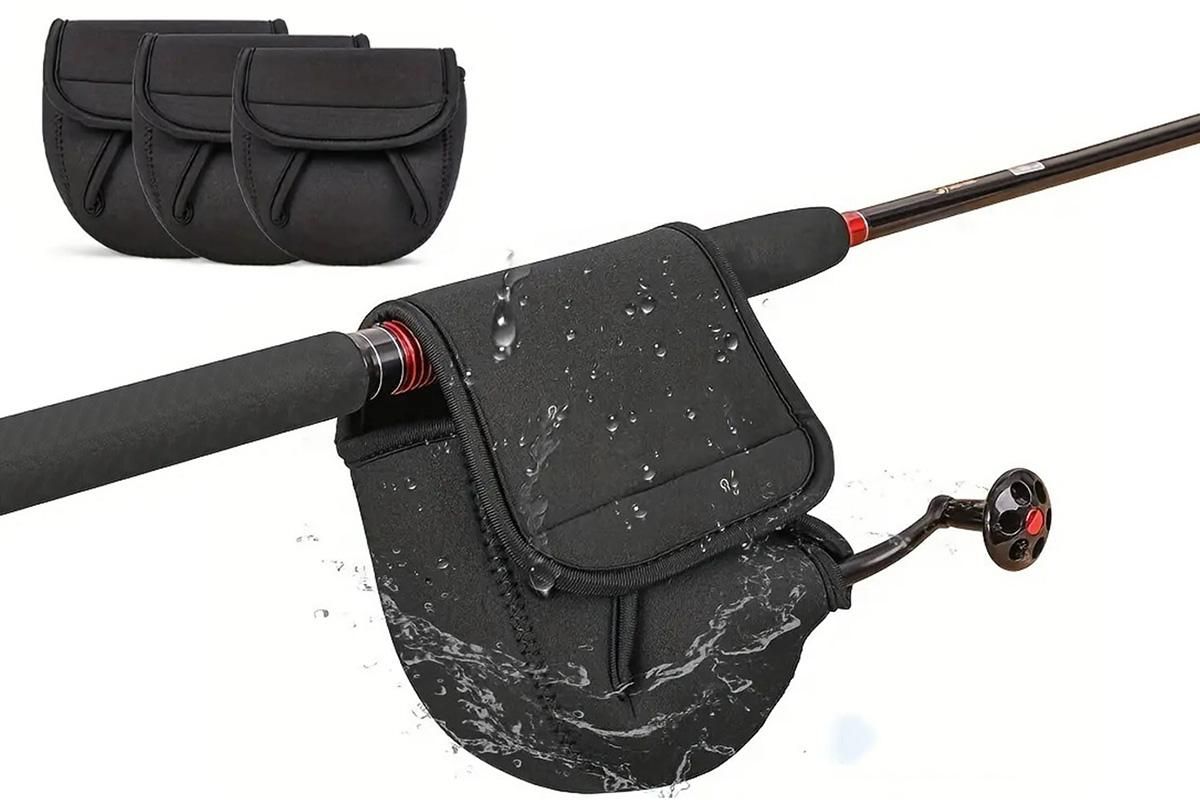 Spinning Reel Cover Case Bag Fits 1000 2000 4000 5000 8000 Series Spinning Reels - L