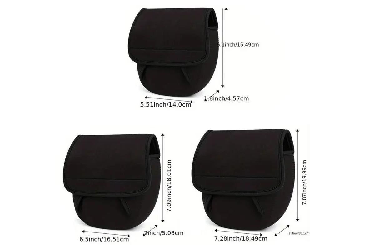 Spinning Reel Cover Case Bag Fits 1000 2000 4000 5000 8000 Series Spinning Reels - L
