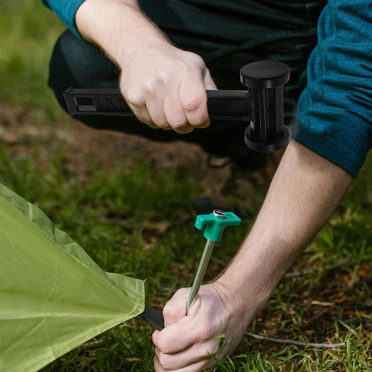 Amping Mallet Outdoor Camping Mallet Convenient Hammer Tool Tent Pegs Mallet Tent Nail Hammer Small Outdoor Mallet Reusable Mallet Survival Camping Mallet