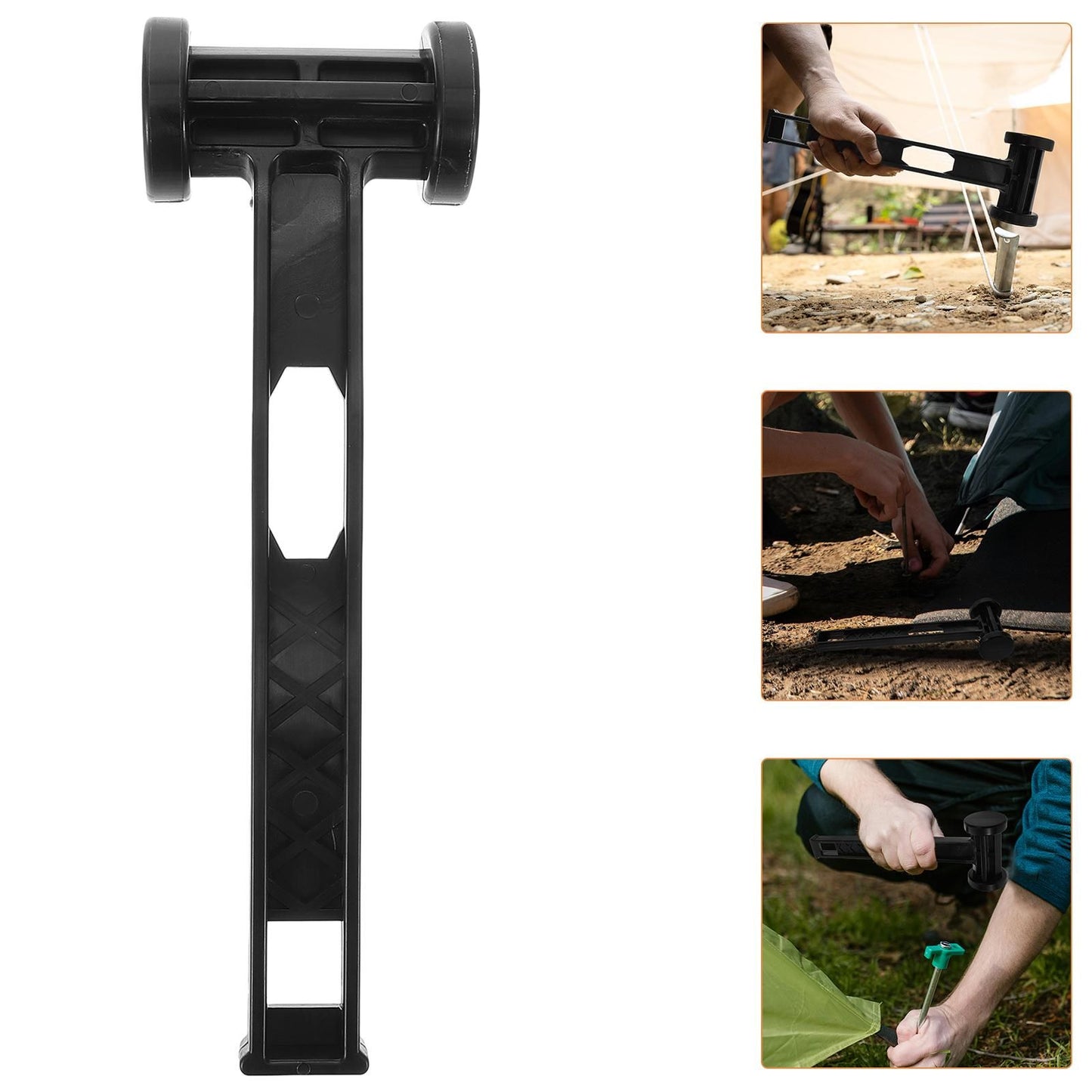Amping Mallet Outdoor Camping Mallet Convenient Hammer Tool Tent Pegs Mallet Tent Nail Hammer Small Outdoor Mallet Reusable Mallet Survival Camping Mallet