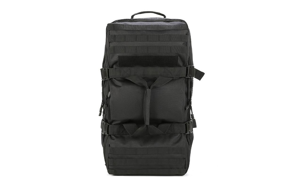 3-in-1 Duffle Bag Messenger Pack Military Tactical Backpack -Black
