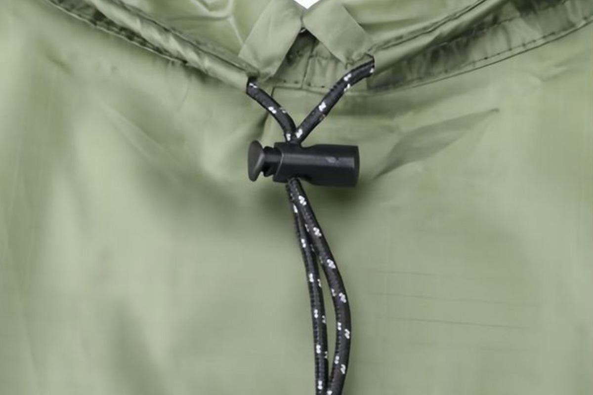 3 in 1 Portable Rain Poncho Waterproof Lightweight Emergency Raincoat with Pocket - Army Green