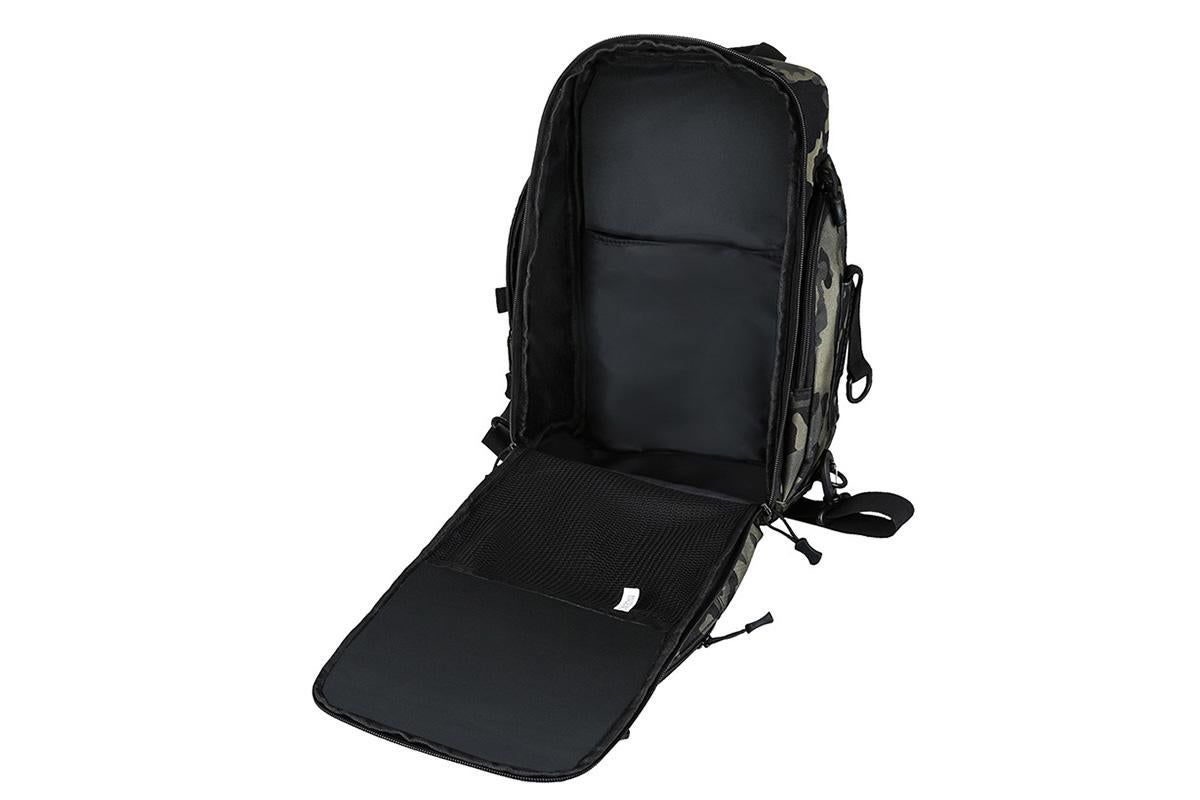 Fishing Tackle Backpack With Rod Holder Outdoor Shoulder Fishing Gear Bags - Green
