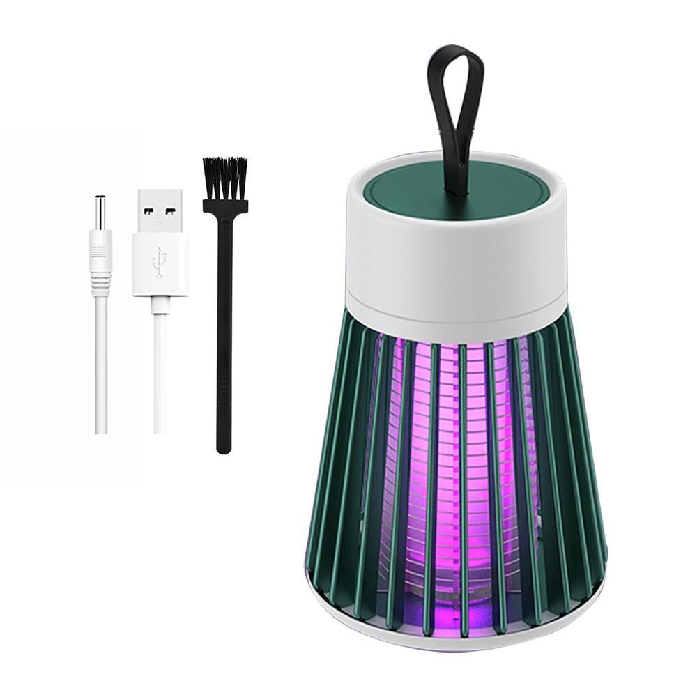USB Electric Mosquito Killer Lamp Mosquito Zapper Trap Bug Zapper lectric Fly Traps Insect Pest Control for Home, Backyard, Patio, Camping, Fishing (Pink)