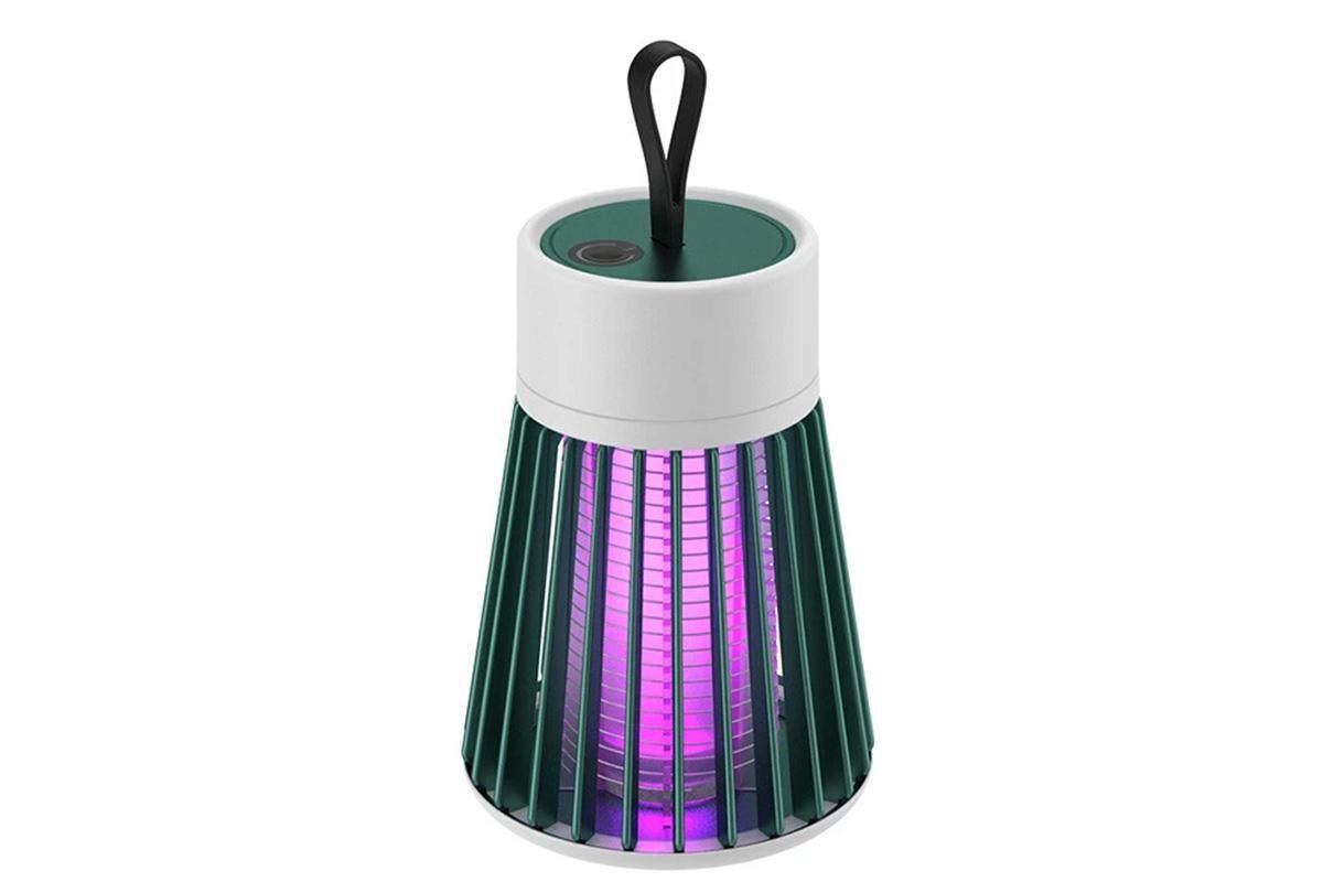 Electric Mosquito Killer Lamp Fly Traps Insect Bug Zapper For Outdoor Indoor - Green